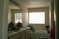 Master bath with separate tub and shower...
